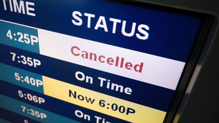 flight cancellation and delay