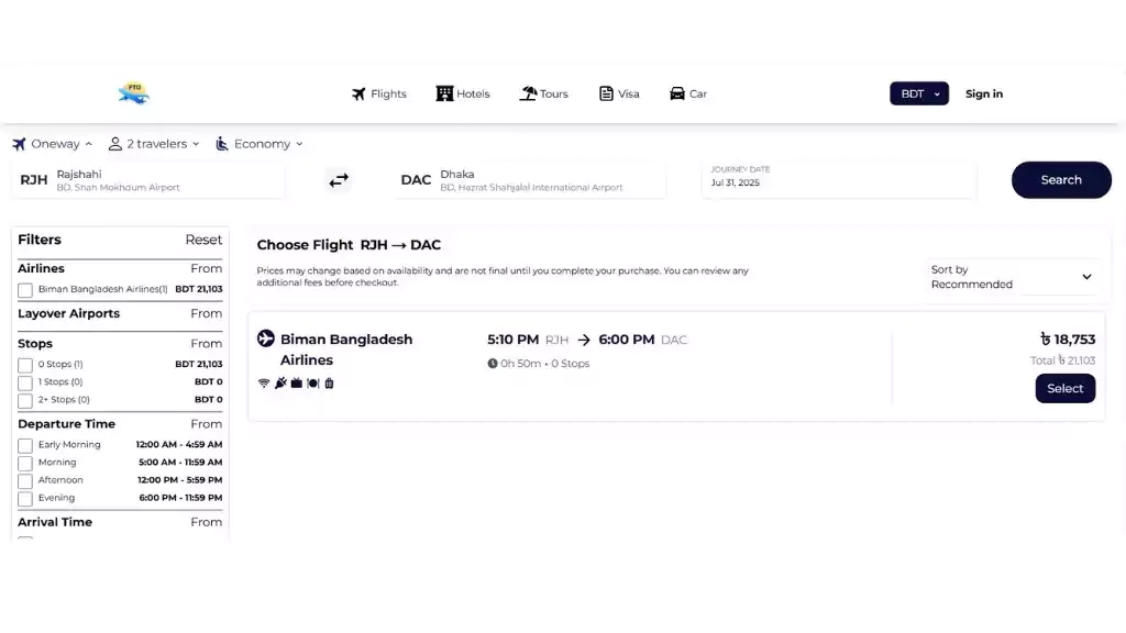 FTO for Your Bangladesh Trip